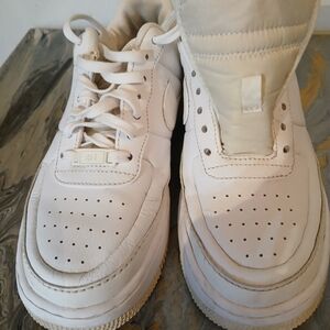 Women's White Nike Air Force Ones